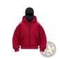 Men's Streetwear Hooded Fleece Zip Up Baseball Jacket