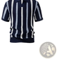 Men’s Striped Breathable Knit Summer Polo Shirt