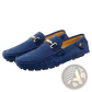 Men's Suede Horsebit Loafers Handmade Gommino Shoes