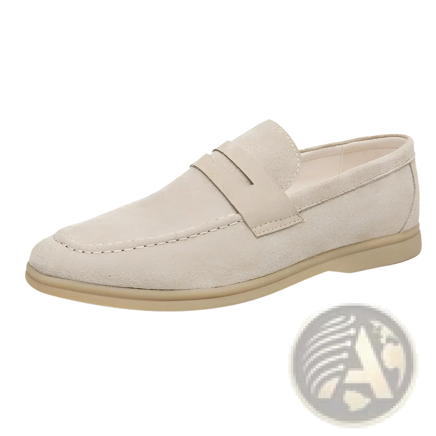 Men's Suede Leather Loafers Slip on Business Shoes