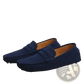 Men's Suede Moccasin Loafers with Rubber Sole