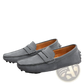 Men's Suede Moccasin Loafers with Rubber Sole