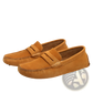 Men's Suede Moccasin Loafers with Rubber Sole