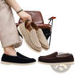 Men's Suede Slip on Loafers with Rubber Sole