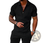 Men's Textured Polo and Shorts Coordinated Summer Set
