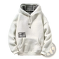 Men's Thick Polar Fleece Mountain Graphic Hoodie