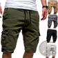 Men's Urban Cargo Jogger Shorts with Drawstring Waist