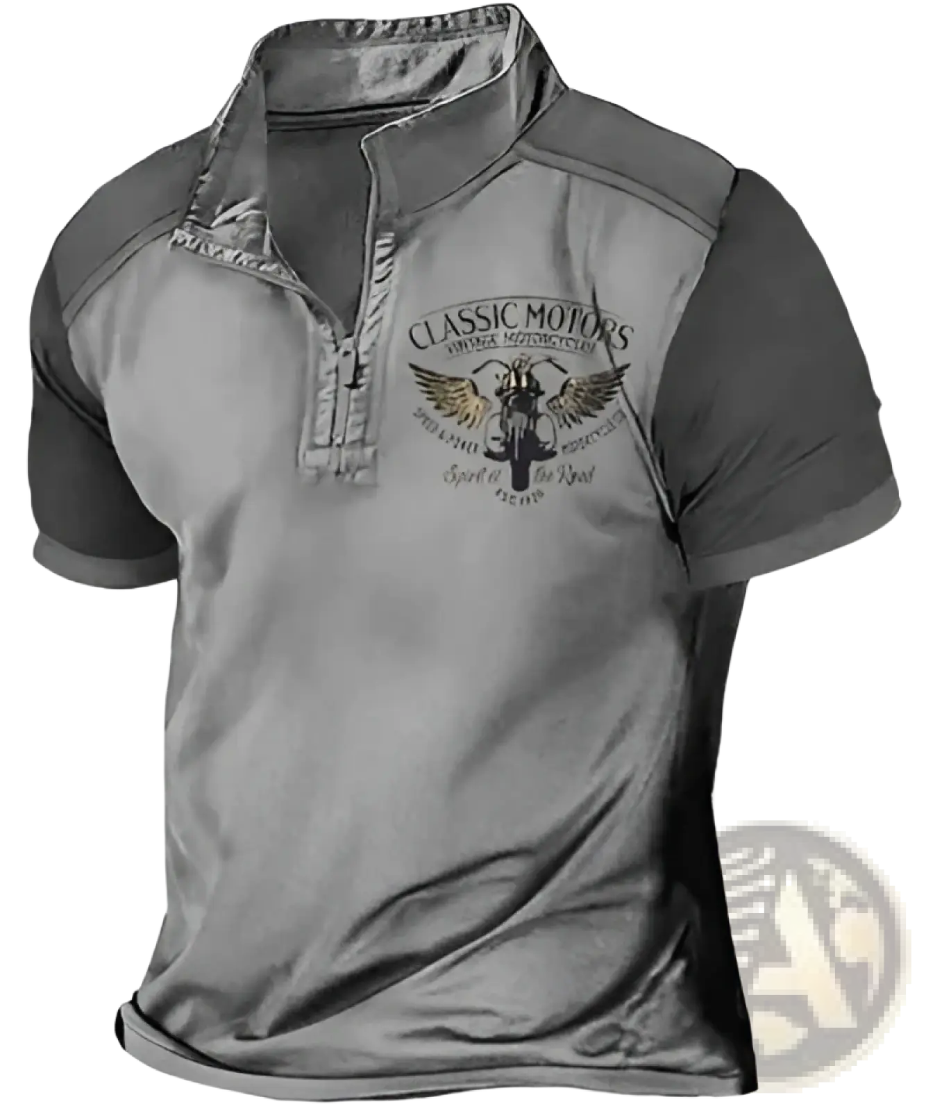 Men's Vintage Classic Motors 3d Printed Polo Shirt