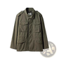 Men's Vintage Olive Green Military Field Overalls Jacket