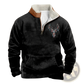 Men's Vintage Yellowstone Tribal Print Fleece Quarter Zip Jacket