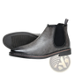 Men's Waterproof Leather Chelsea Boots with Tan Sole