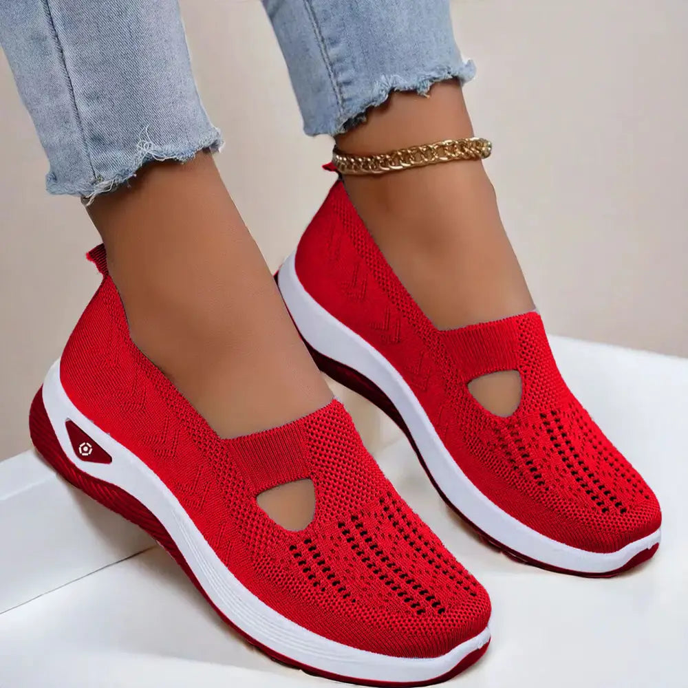 Women's Breathable Mesh Slip on Casual Flats