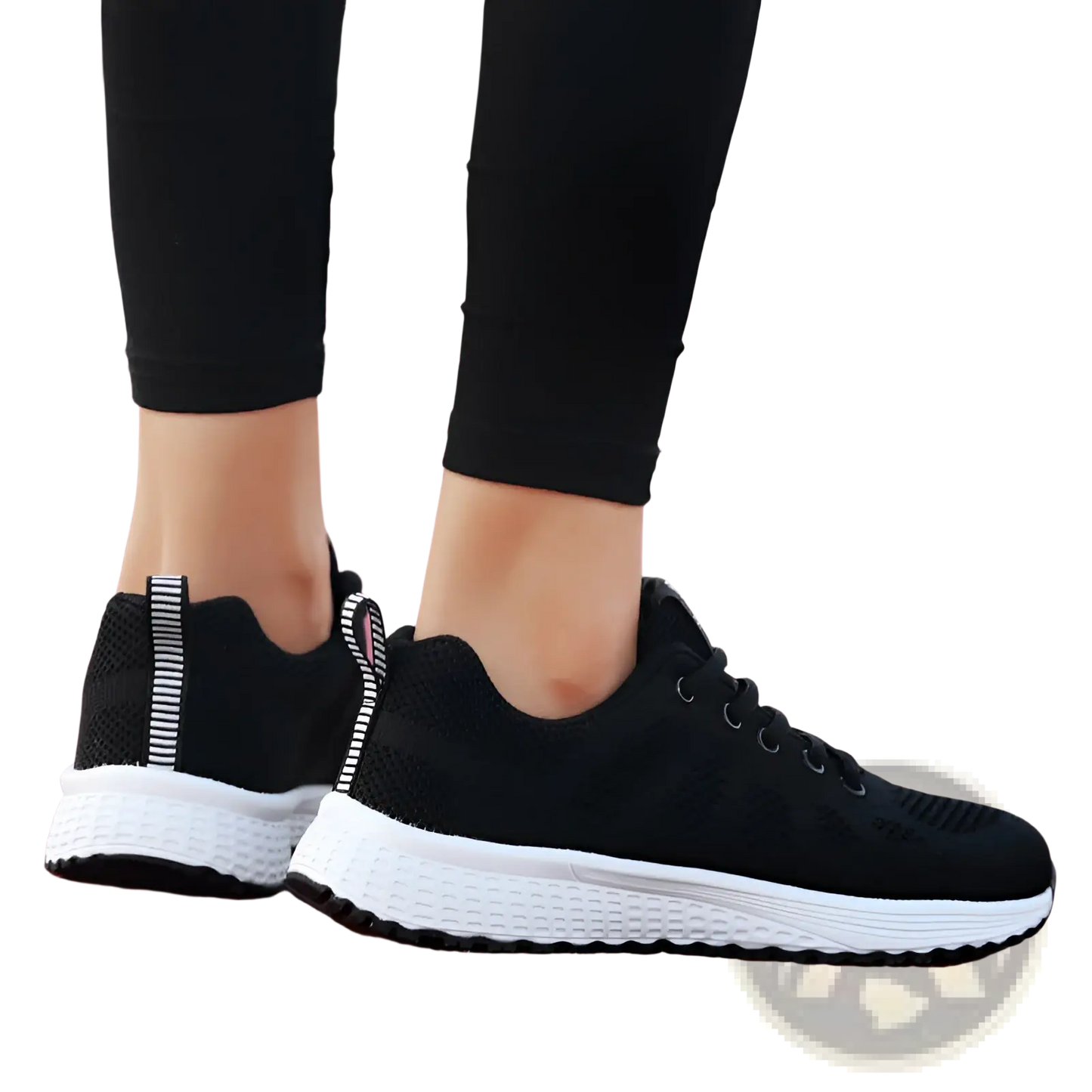 Mesh Fly Woven Sneakers Breathable Athletic Shoes