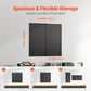 Black Heavy Duty Steel Pegboard Wall Organizer 2 Pack