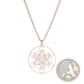 Metatron Cube Stainless Steel Moon Goddess Necklace