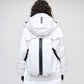 Utility Down Coat with Backpack - White