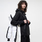 Utility Down Coat with Backpack - White