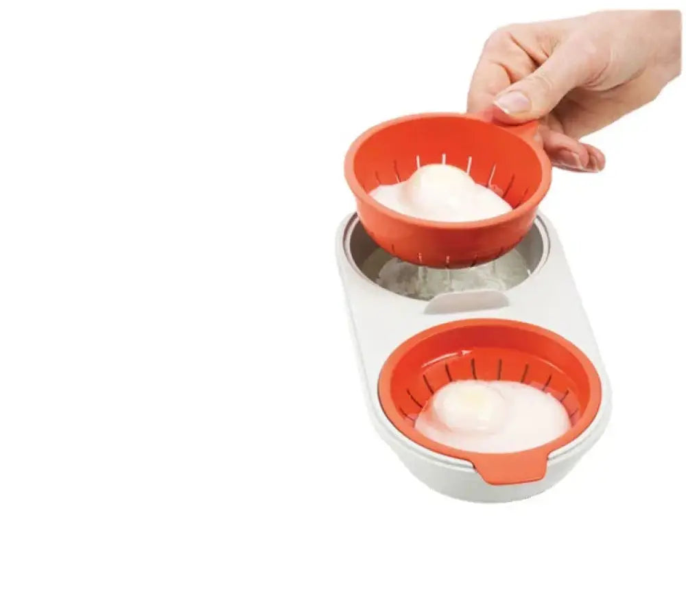 Microwave Double Cup Egg Poacher and Boiler