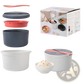 Microwave Rice Cooker 2l Steamer with Strainer Spoon