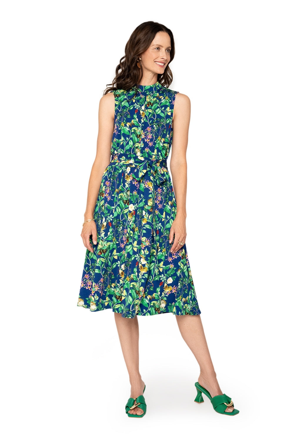 Leota's Women Mindy Dress Butterfly Meadow Navy