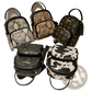 Mini Backpack Cow and Snake Print Korean Style