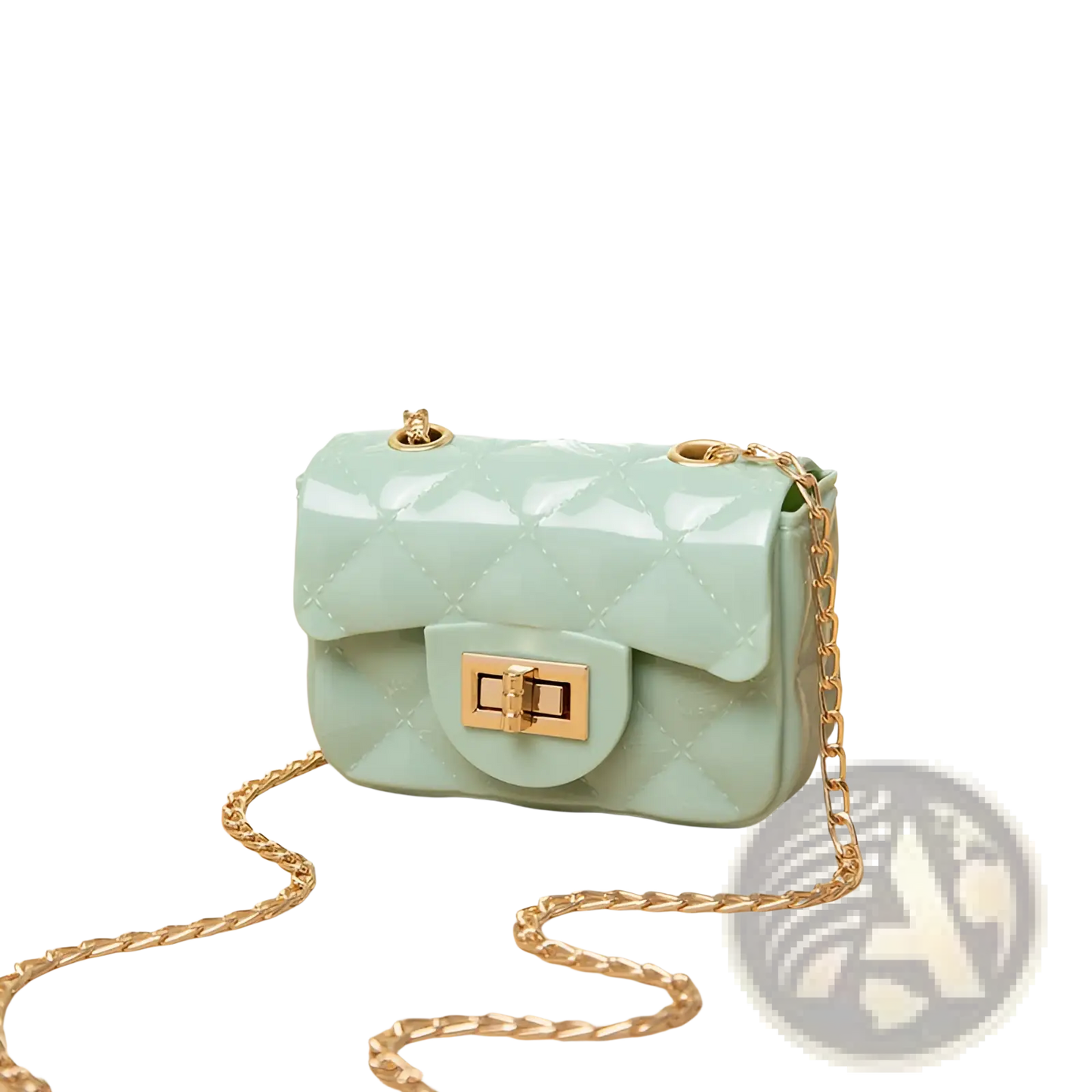 Mini Quilted Pearl Crossbody Bag for Women