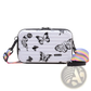 Mini Suitcase Crossbody Bag with Rainbow Strap