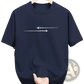 Minimalist Airplane Graphic Cotton Blend Sport t Shirt