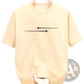 Minimalist Airplane Graphic Cotton Blend Sport t Shirt