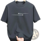 Minimalist Airplane Graphic Cotton Blend Sport t Shirt