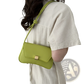 Minimalist Faux Leather Structured Shoulder Bag