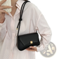 Minimalist Faux Leather Structured Shoulder Bag