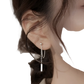 Minimalist Geometric Chain and Bar Dangle Earrings