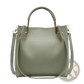 Minimalist Leather Bucket Bag with Detachable Strap