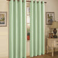 J&V TEXTILES 2 Panels Solid Grommet Faux Silk Window Curtain Drapes Treatment in 84" Length