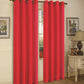 J&V TEXTILES 2 Panels Solid Grommet Faux Silk Window Curtain Drapes Treatment in 84" Length
