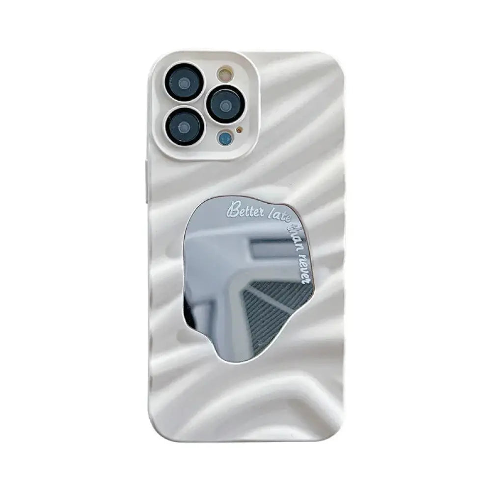 Mirror Water Ripple Reflective Case for Iphone 14 Pro Max