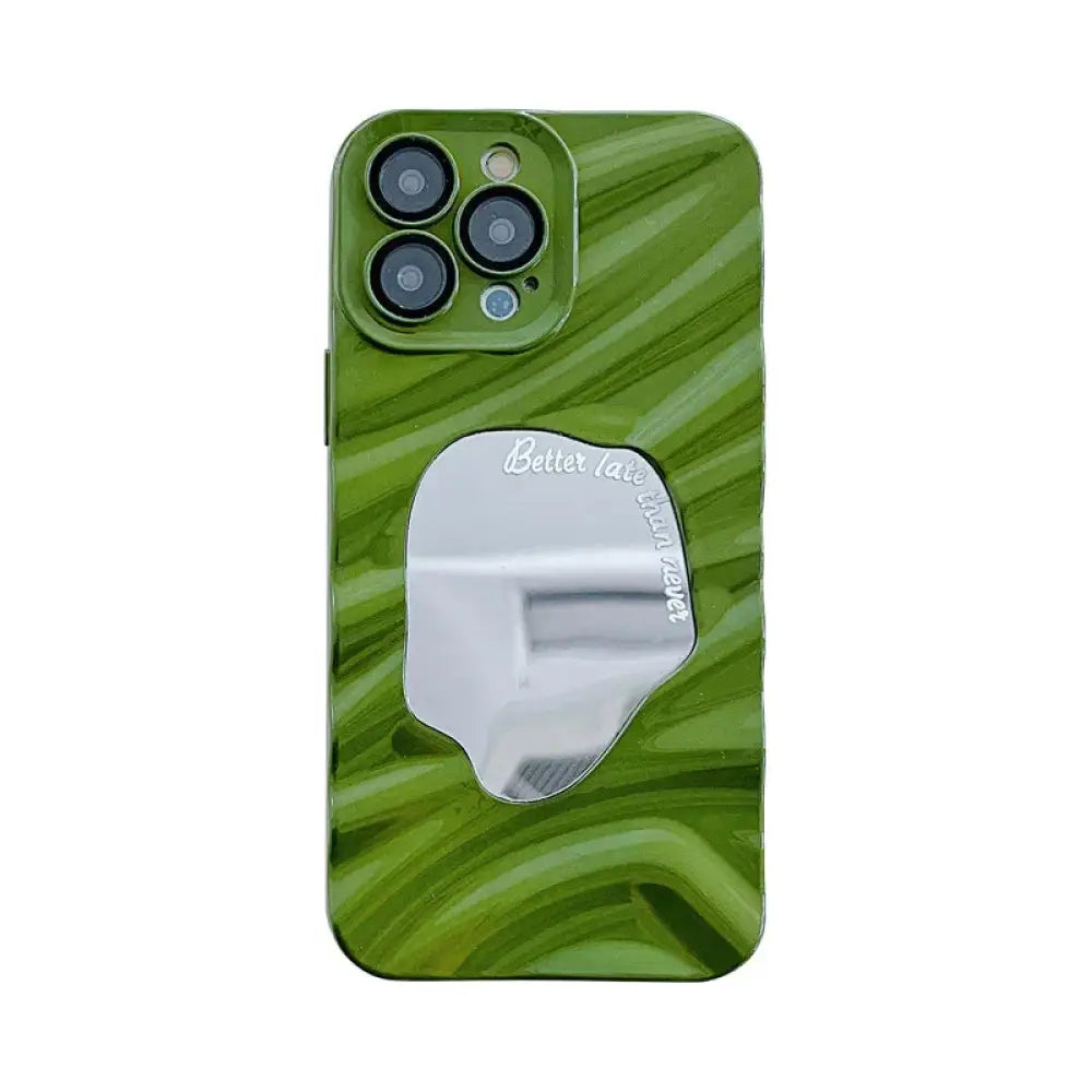 Mirror Water Ripple Reflective Case for Iphone 14 Pro Max