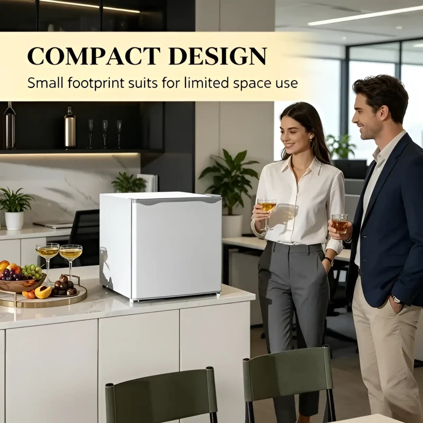 Modern 1.1 Cu.ft Compact Beauty and Skincare Freezer
