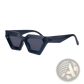 Modern Irregular Cat Eye Uv400 Geometric Sunglasses