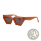 Modern Irregular Cat Eye Uv400 Geometric Sunglasses