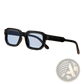Modern Square Frame Retro Tinted Sunglasses