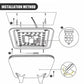 Modern 24w Square Led Ceiling Light with Minimalist Frame