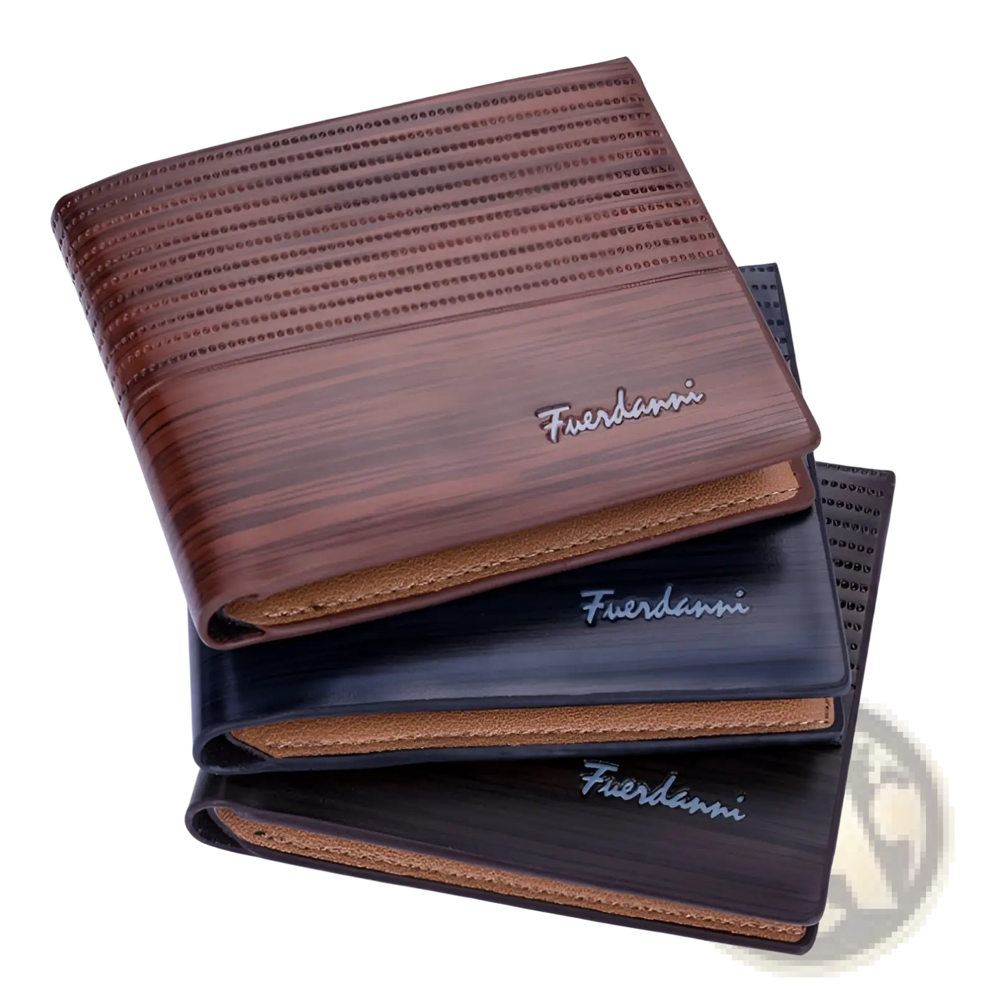 Multi-card Pu Leather Wallet with Embossed Logo