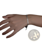 Multi-layer Silver Mesh Heart Clasp Bracelet