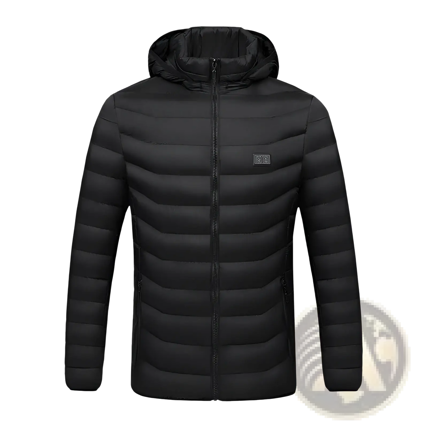 Multi Zone Quilted Electric Heated Jacket with Detachable Hood