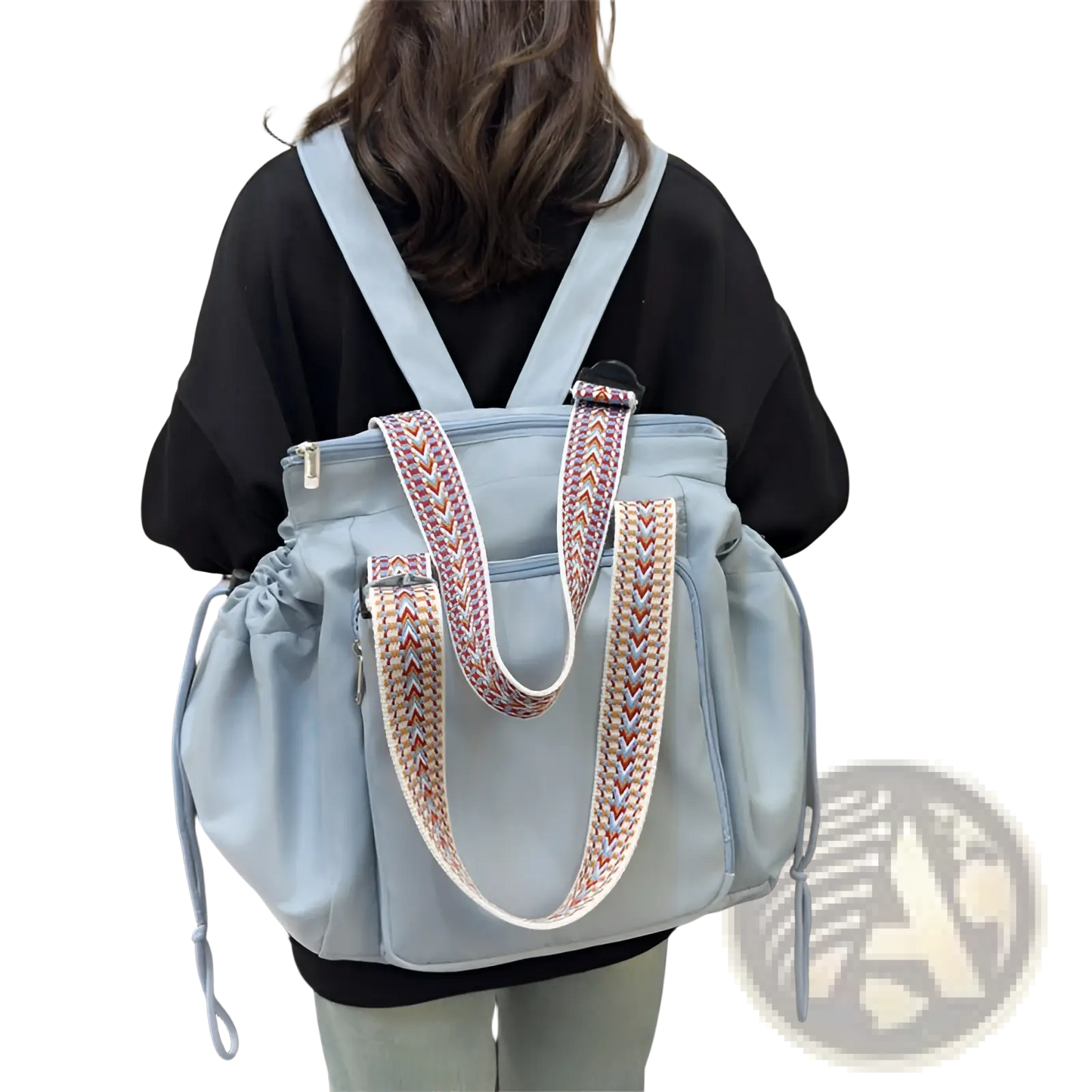 Multifunctional Waterproof Nylon Fashion Tote and Backpack