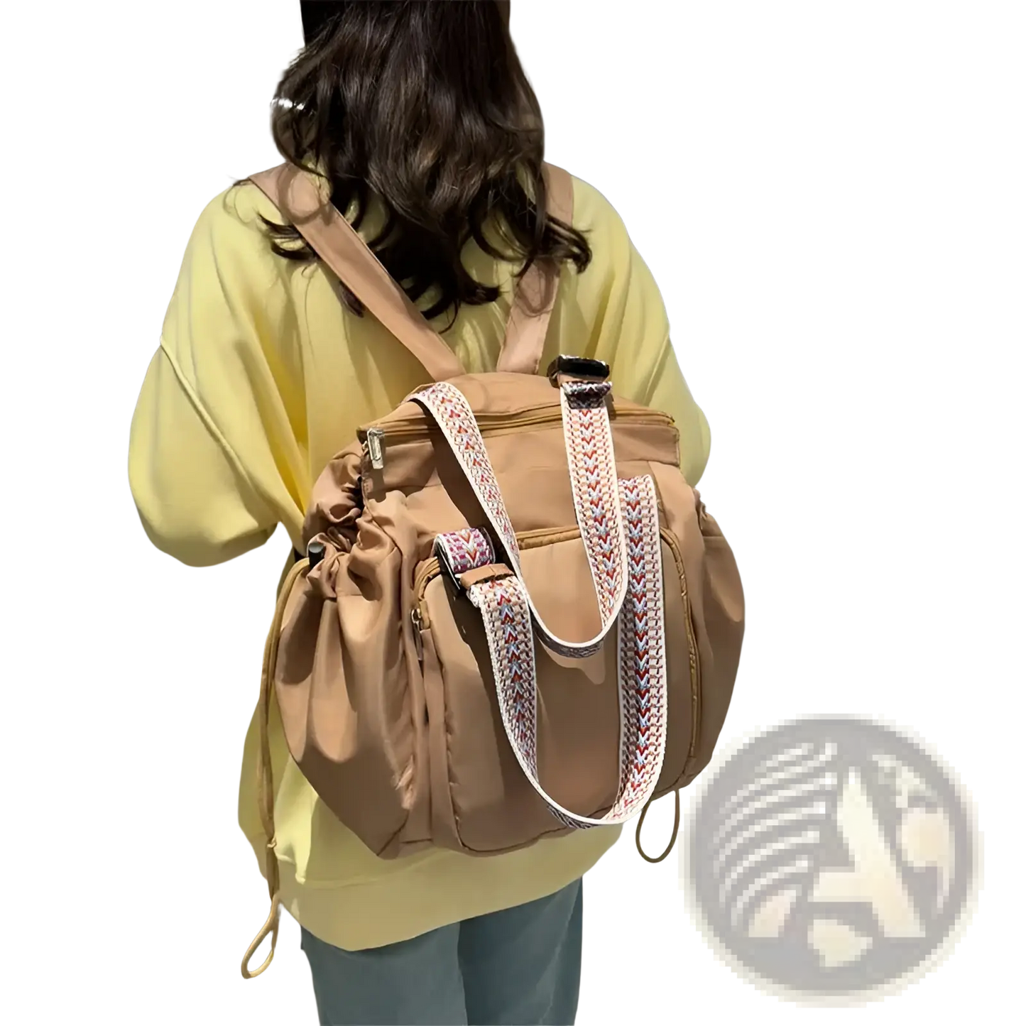Multifunctional Waterproof Nylon Fashion Tote and Backpack