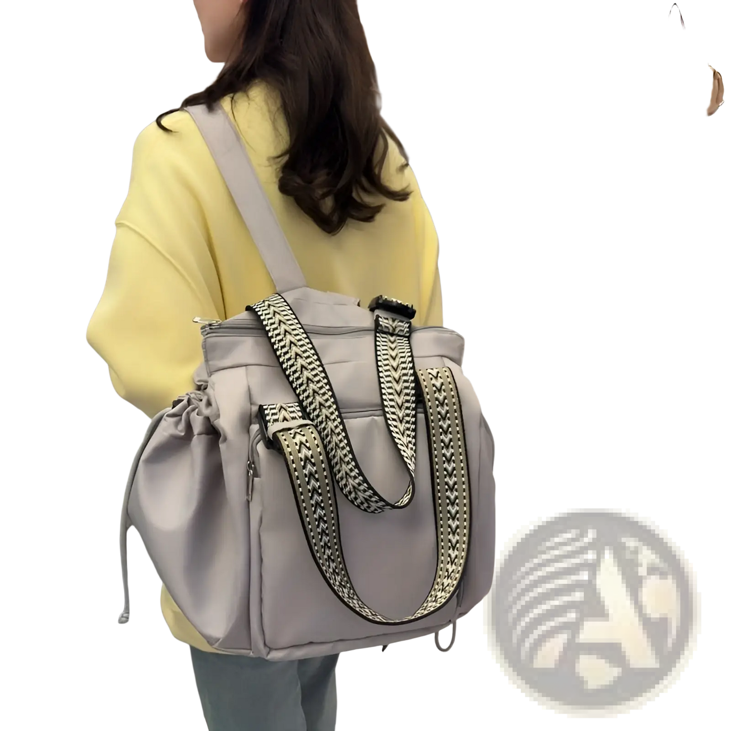 Multifunctional Waterproof Nylon Fashion Tote and Backpack