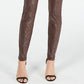 INC International Concepts Women's Snake-Print Skinny Pants Brown Size 14